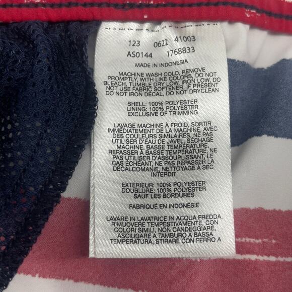 Columbia Summertide Stretch™ Printed Shorts Red White Blue Stripes Men Size 2X - Picture 8 of 9